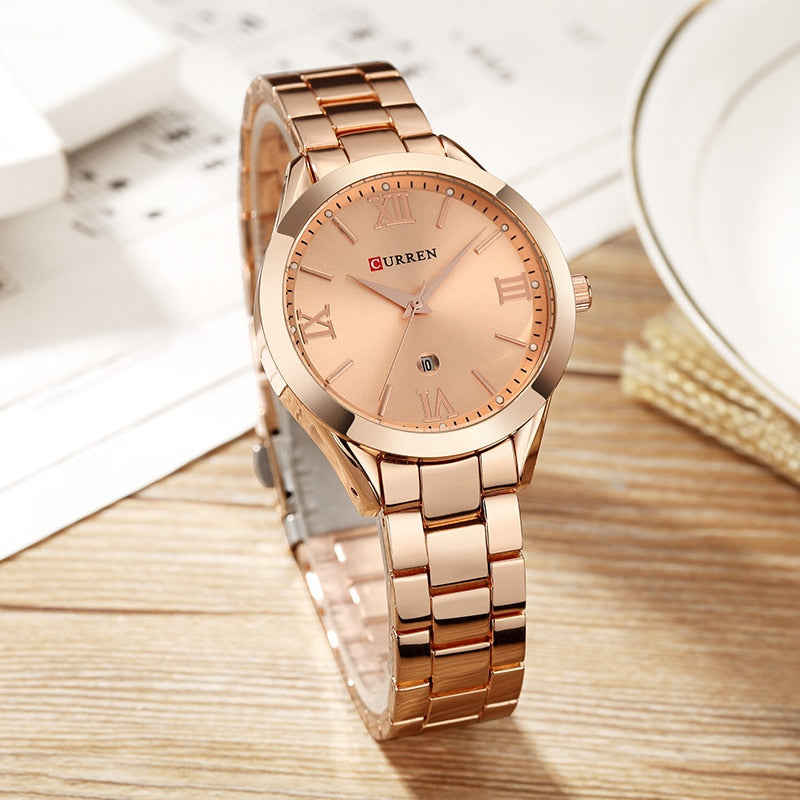 Steel Women's Bracelet Watch - Nina