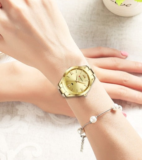 Steel Women's Bracelet Watch - Nina
