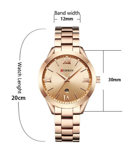 Steel Women's Bracelet Watch - Nina