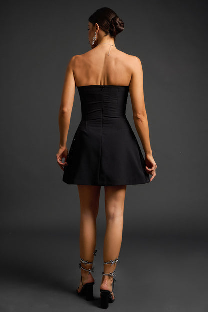 Diamonds Strapless Dress - Zenari