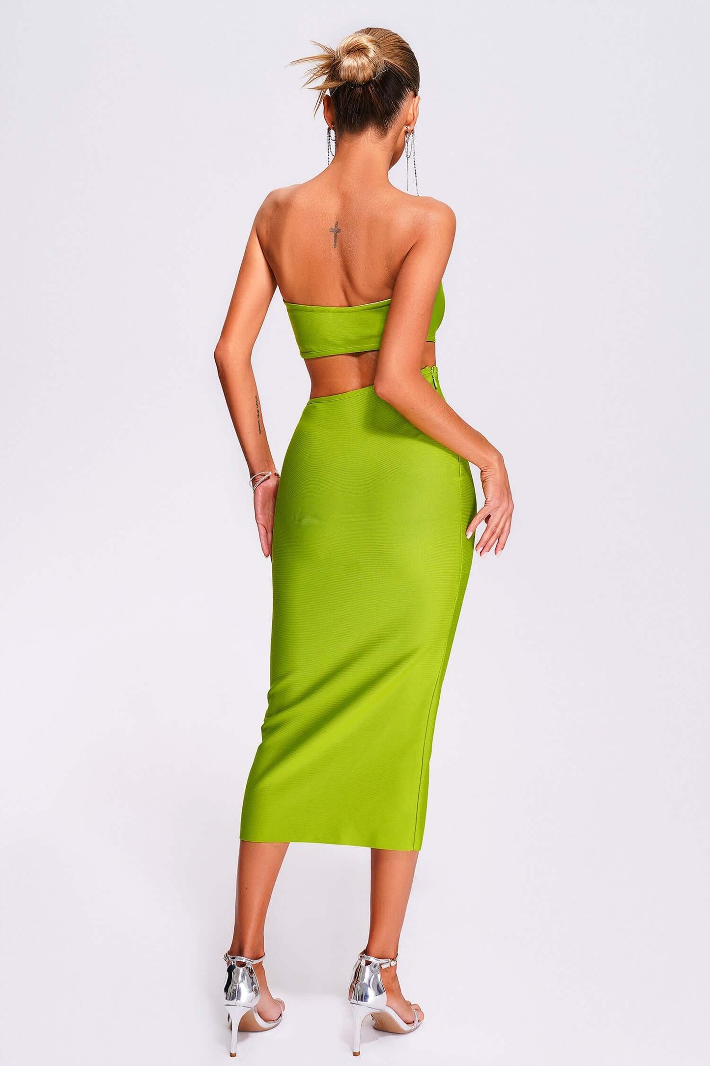 Strapless Cut Out Dress - Rosie