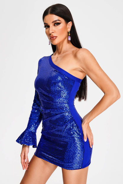 Bodycon Bandage Sequin Dress - Drika