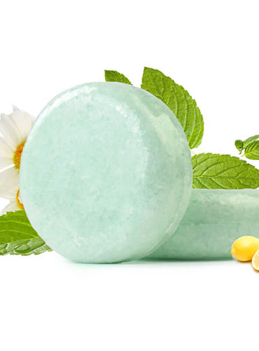 The Original Vegan and Natural Hair Treatment Shampoo Bar - Organic Mint