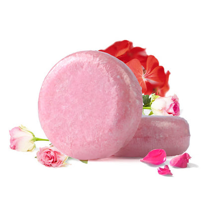 The Original Vegan and Natural Hair Treatment Shampoo Bar - Organic Rose