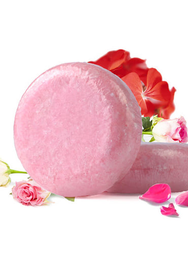 The Original Vegan and Natural Hair Treatment Shampoo Bar - Organic Rose