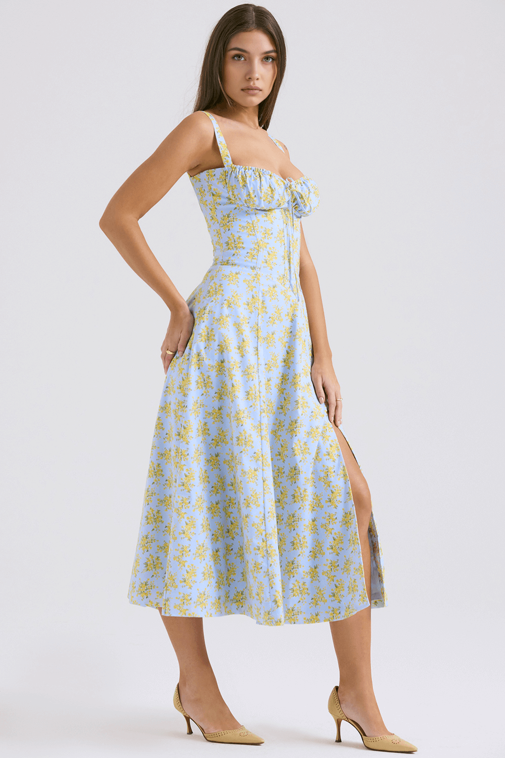 Sundress Floral Print Dress - Mayra