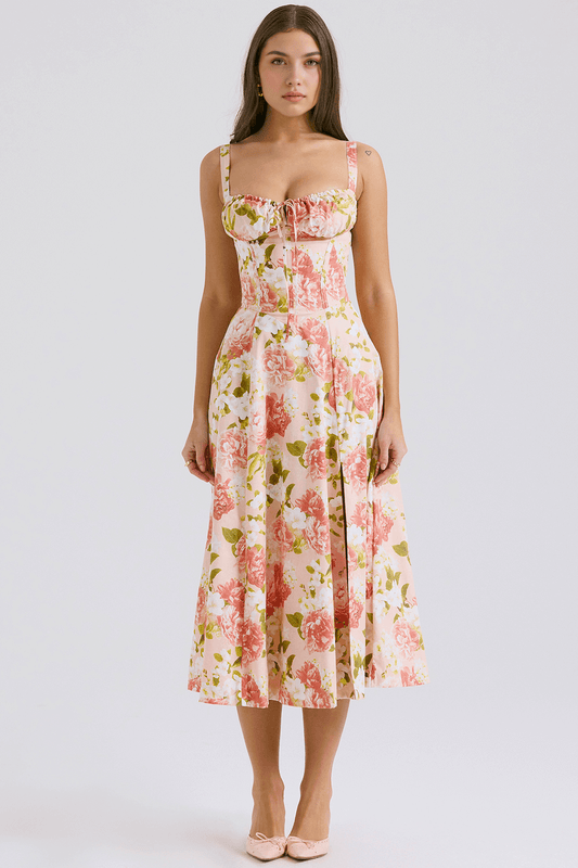 Sundress Floral Print Dress - Mayra