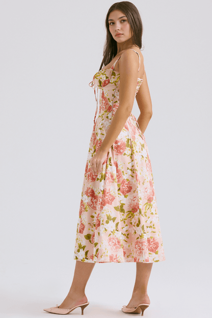 Sundress Floral Print Dress - Mayra