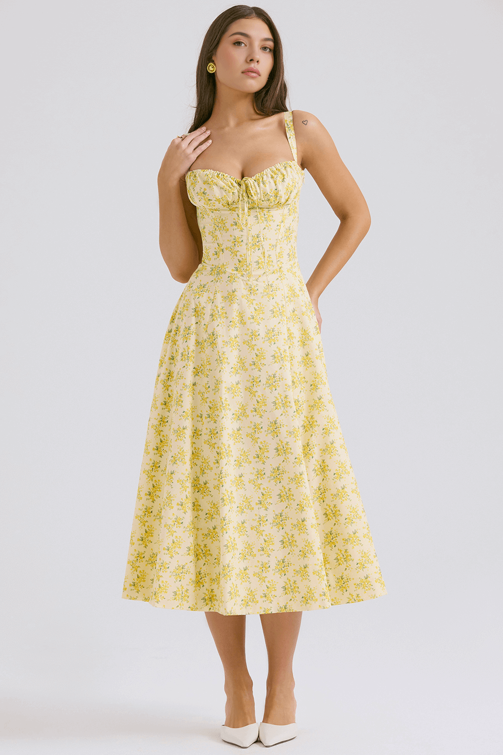 Sundress Floral Print Dress - Mayra