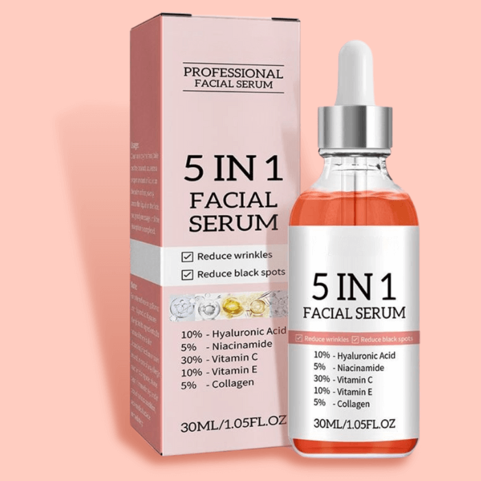 5 In 1 Face Skin Care Serum - All In One