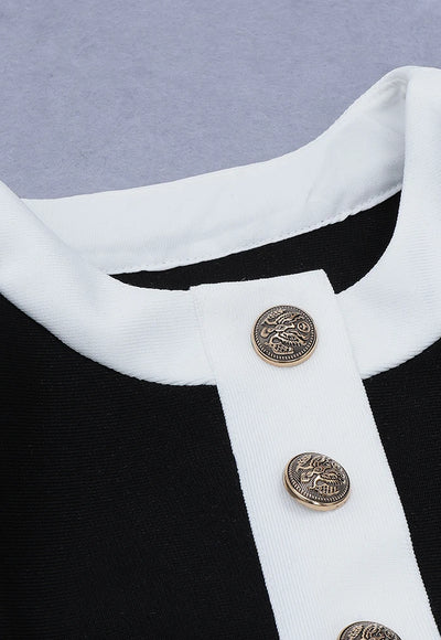 Long Sleeves Buttons Set - Sabrina