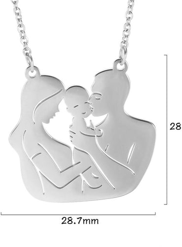 Lovely Family Necklaces - Maternal love