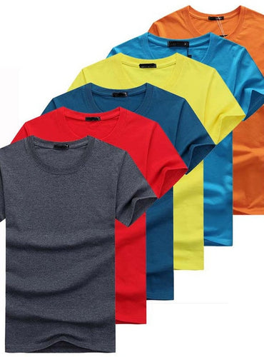 High Quality Casual Short Sleeve T-shirt - 6 pack