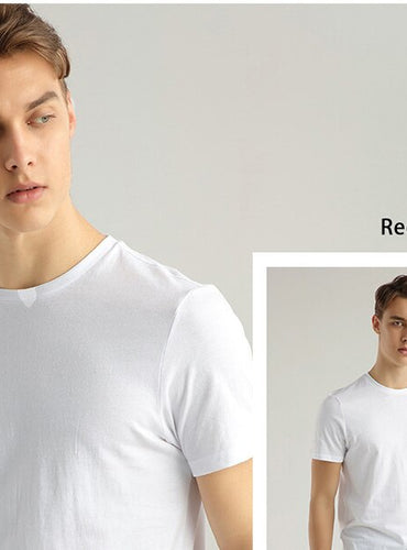 T Shirt Cotton Short Sleeve - 3 pack