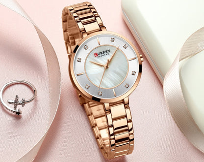 Luxury Quartz Watch  - Pearl