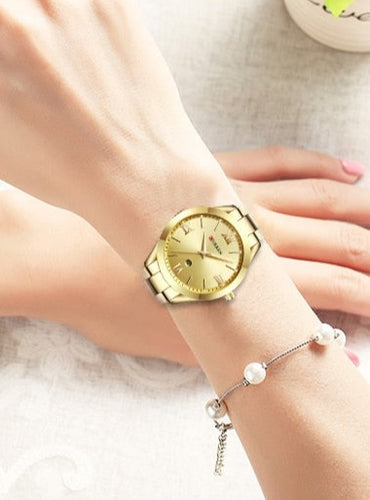 Steel Women's Bracelet Watch - Nina