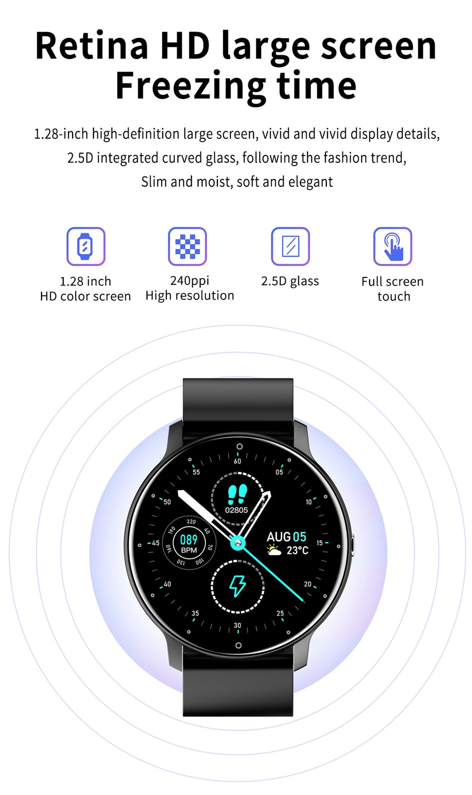 Smart Watch Full Touch - Lige