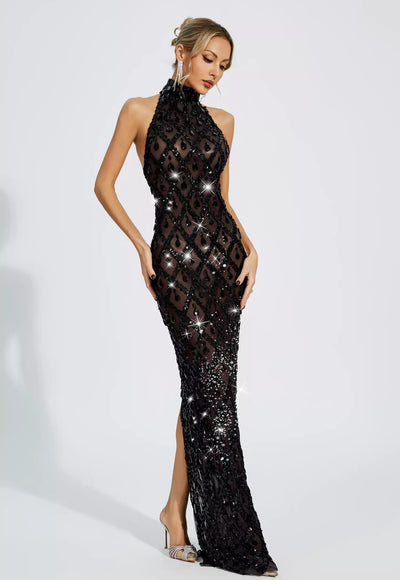 Sparkly Rhinestones Dress - Liona