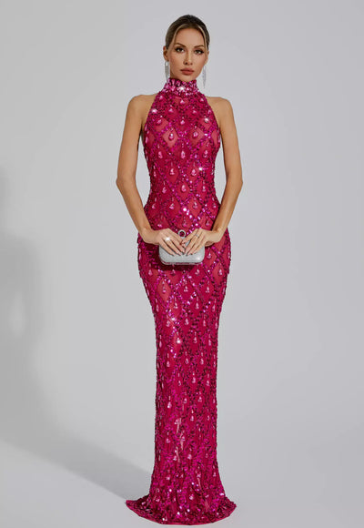 Sparkly Rhinestones Dress - Liona