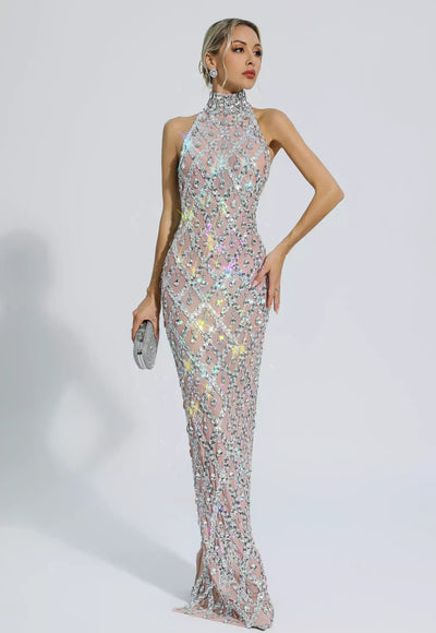 Sparkly Rhinestones Dress - Liona