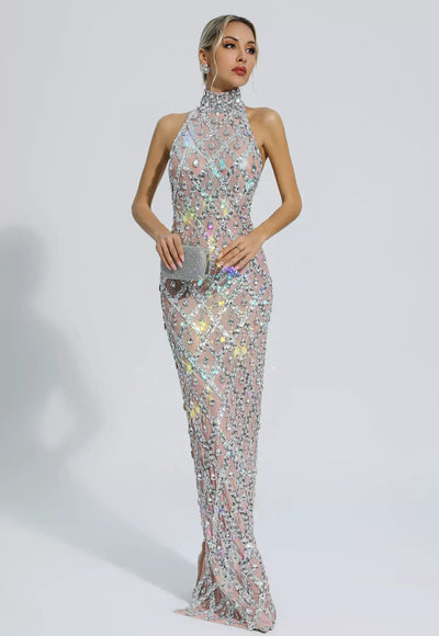 Sparkly Rhinestones Dress - Liona