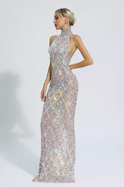 Sparkly Rhinestones Dress - Liona