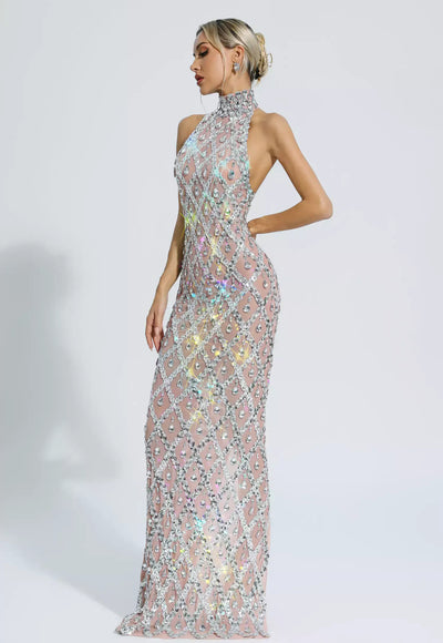 Sparkly Rhinestones Dress - Liona