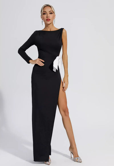 Long Sleeve Bow Tie Dress - Kilian