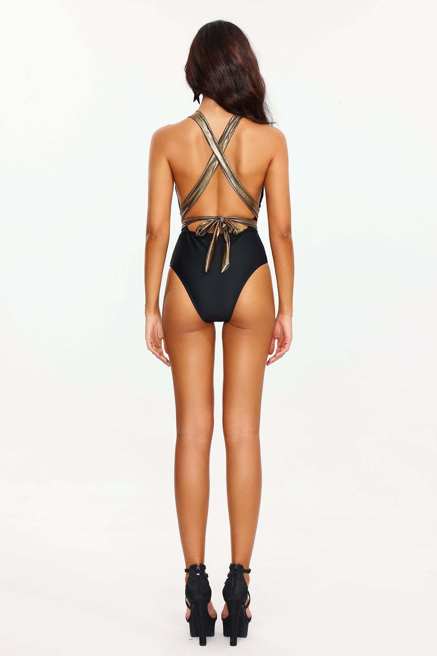 Black One Piece Swimsuit - Amara