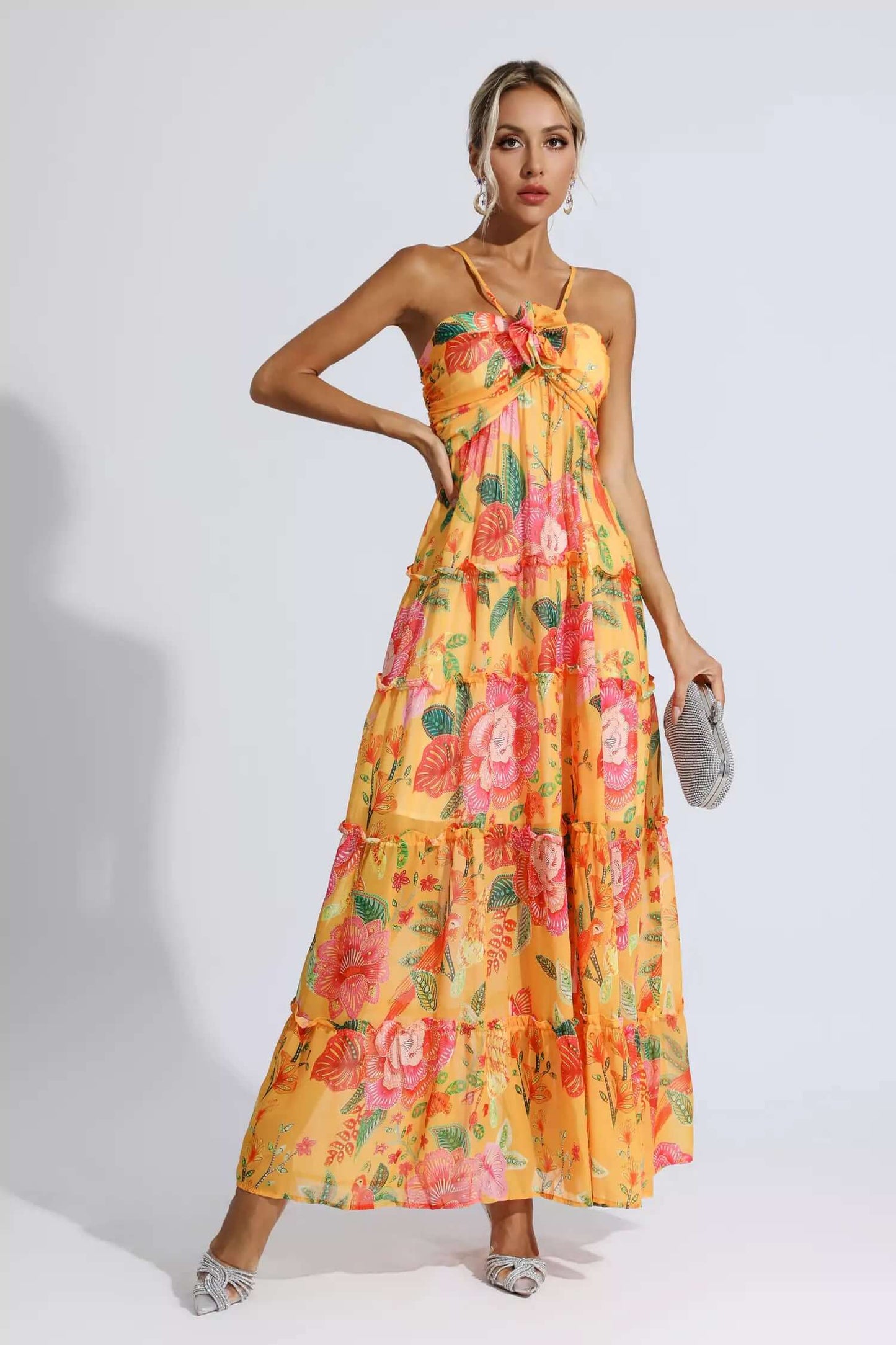 Pleated Boho Dress - Lilika