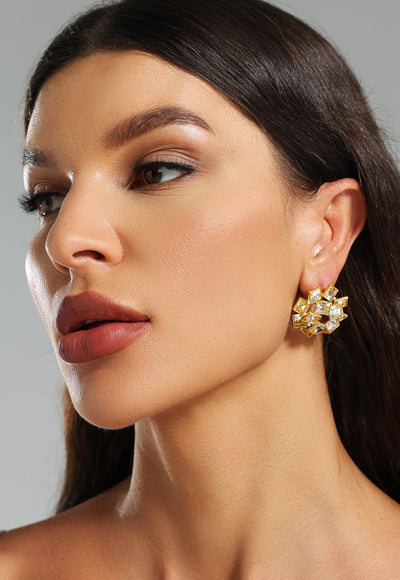 Geometric Layers Earring - Fribey