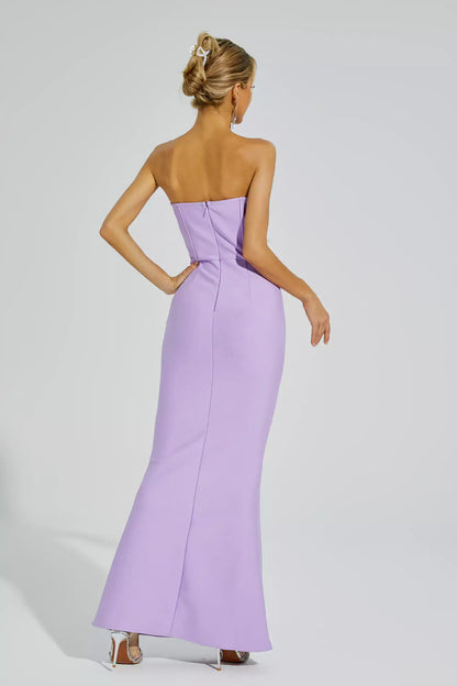 Strapless Pearl Mermaid Dress - Rovena