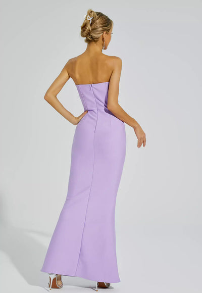 Strapless Pearl Mermaid Dress - Rovena