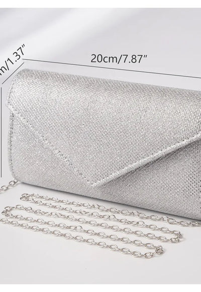 Envelope Shine Evening Bag - Ginna