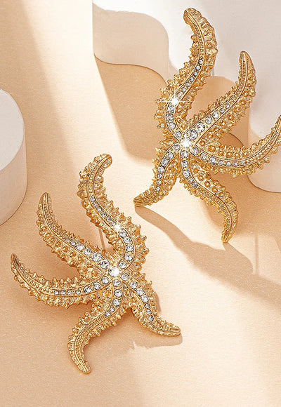 Moving Starfish Earring - Linna