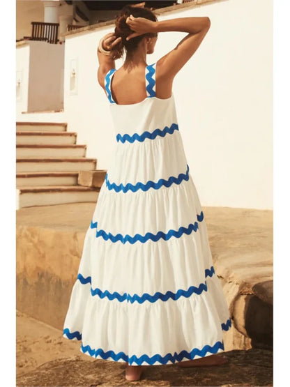 Striped Summer Dress - Odara