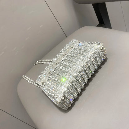 Rhinestones Evening clutch Bag - Leonor