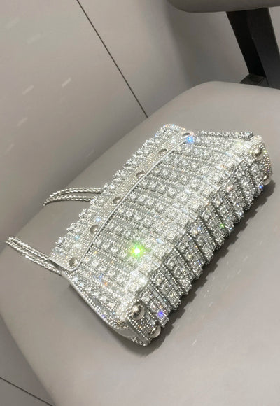 Rhinestones Evening clutch Bag - Leonor