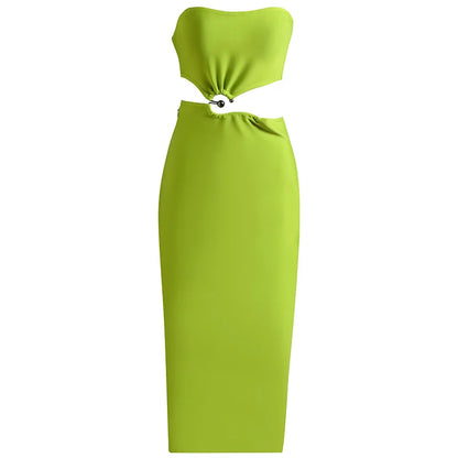 Strapless Cut Out Dress - Rosie