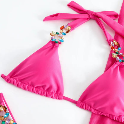 3 pc Push Up Bikini - Vivian