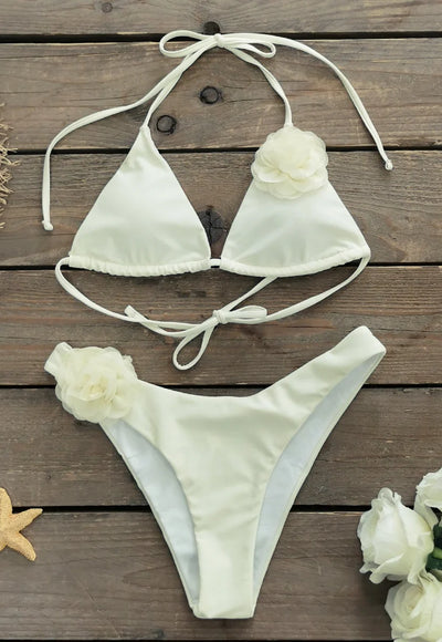 Sexy 3D Flower Bikini - Emilia