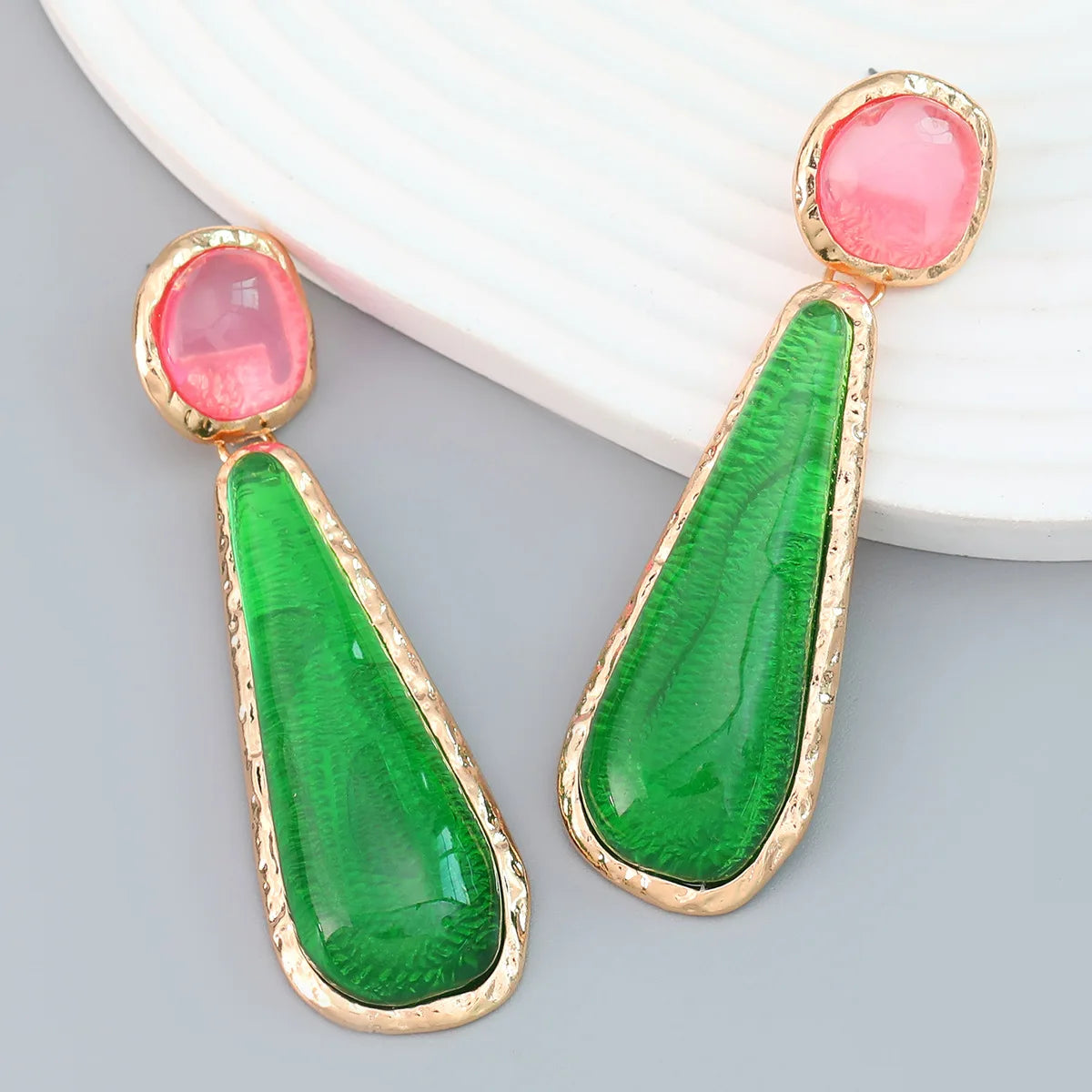 Resin Water Drop Earring - Raenya