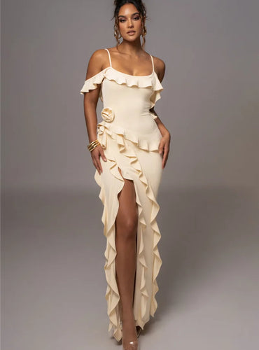 Elegant Ruffle Dress - Eleonor