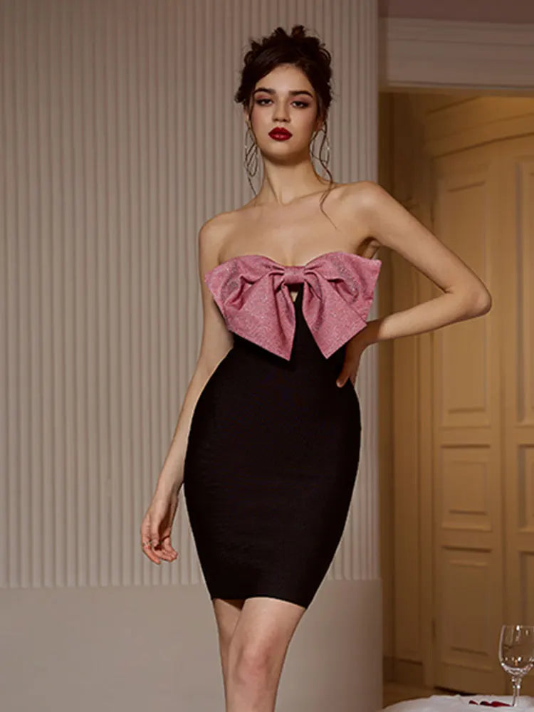 Bow Bandage Dress - Kenny