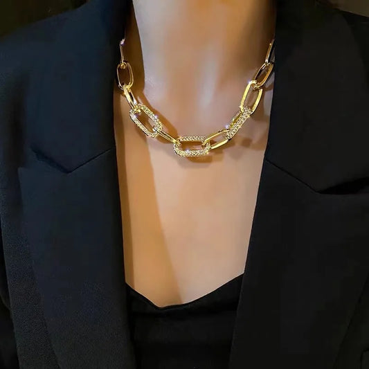 Link Chains Necklace - Quincie