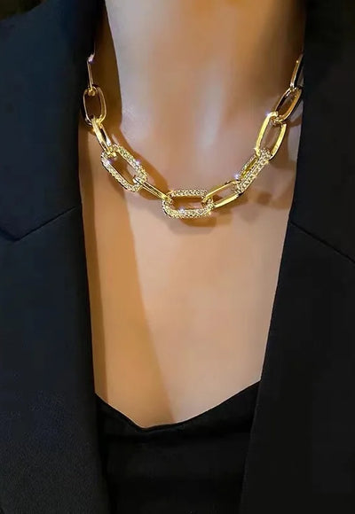 Link Chains Necklace - Quincie