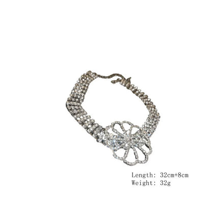 Flower Crystal Choker - Daniella