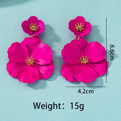 Summer Flower Drop Earring - Lauren