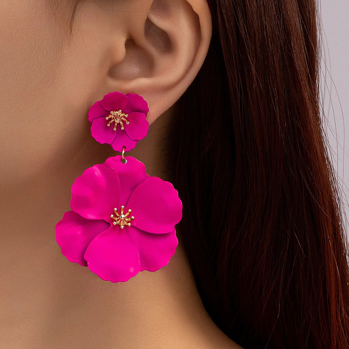 Summer Flower Drop Earring - Lauren