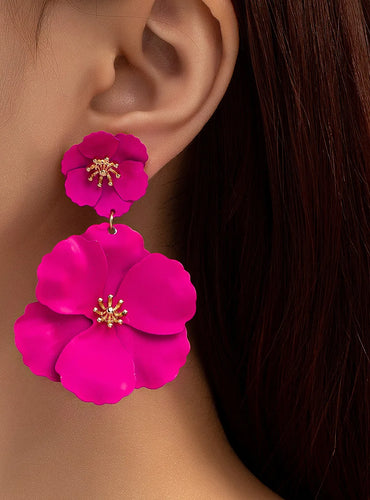 Summer Flower Drop Earring - Lauren